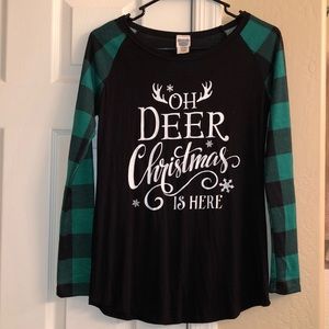 NWOT Christmas long sleeve shirt